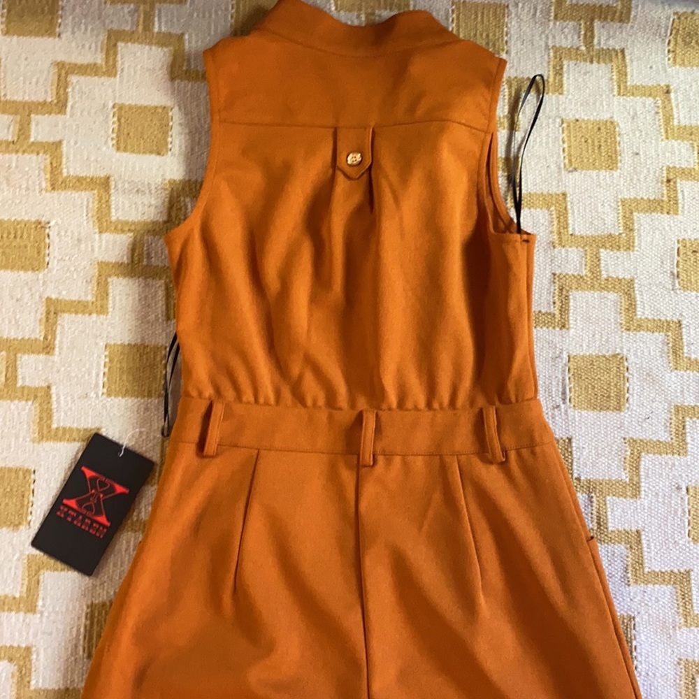 Mustard Orange Xtaren Jumpsuit
